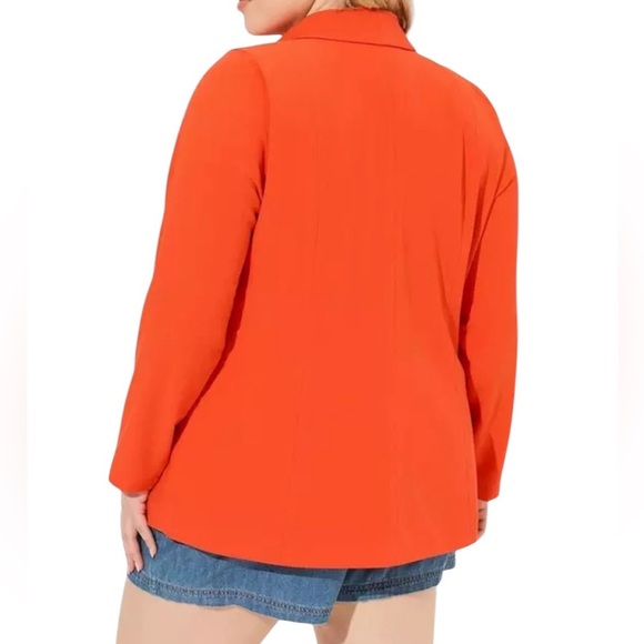 NWT Torrid Studio Crepe Classic Shawl Collar Blazer Office Workwear Size 4X - Picture 3 of 15